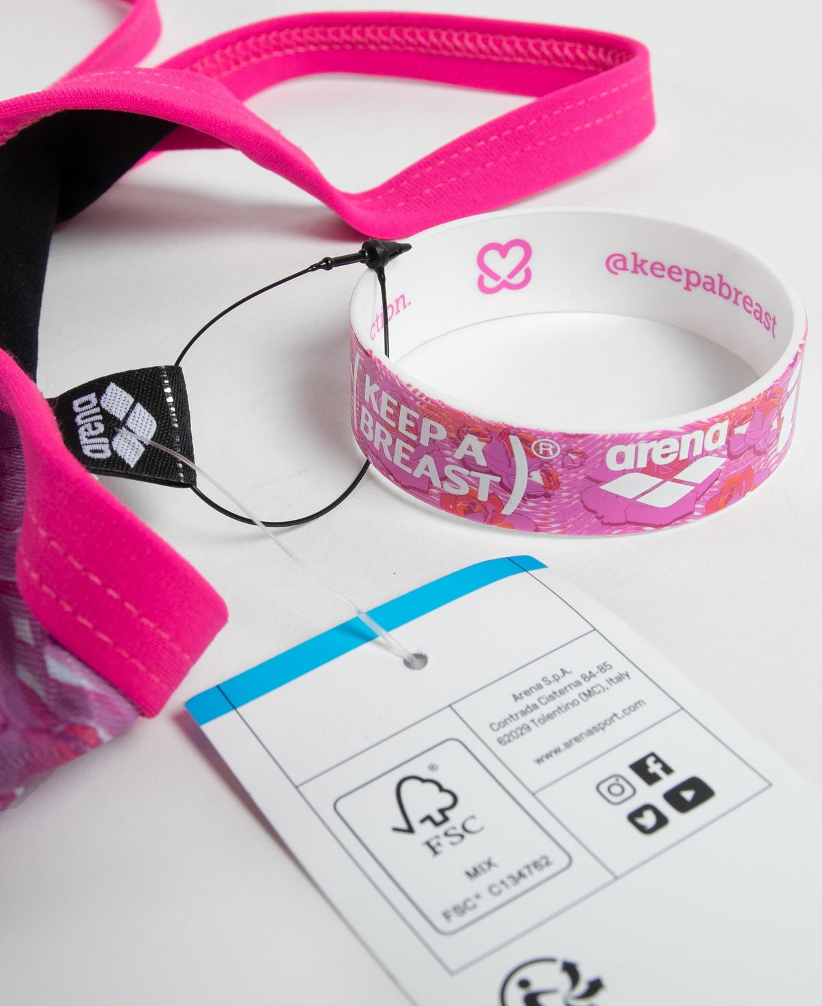 Arena Breast Cancer Awareness Challenge Back One Piece
