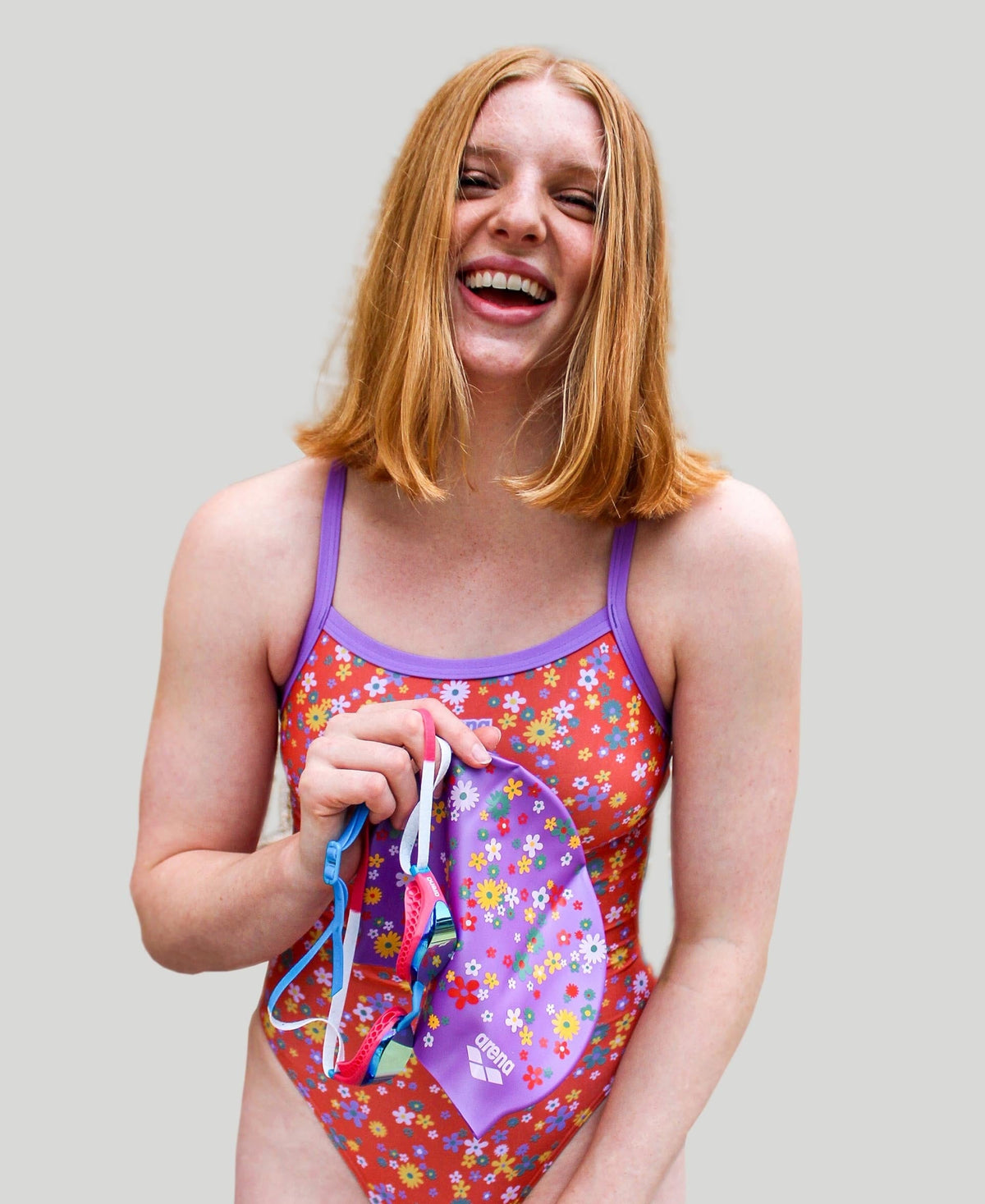 Arena Lydia Jacoby Capsule Collection Challenge Back - Vintage Floral