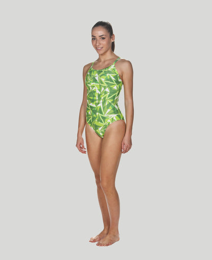 Arena Shattered Glass Light Drop Back One Piece