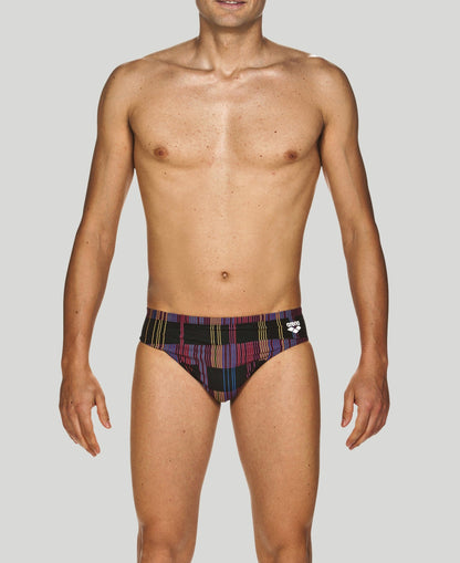 Arena Mixed Stripes Brief - MaxLife