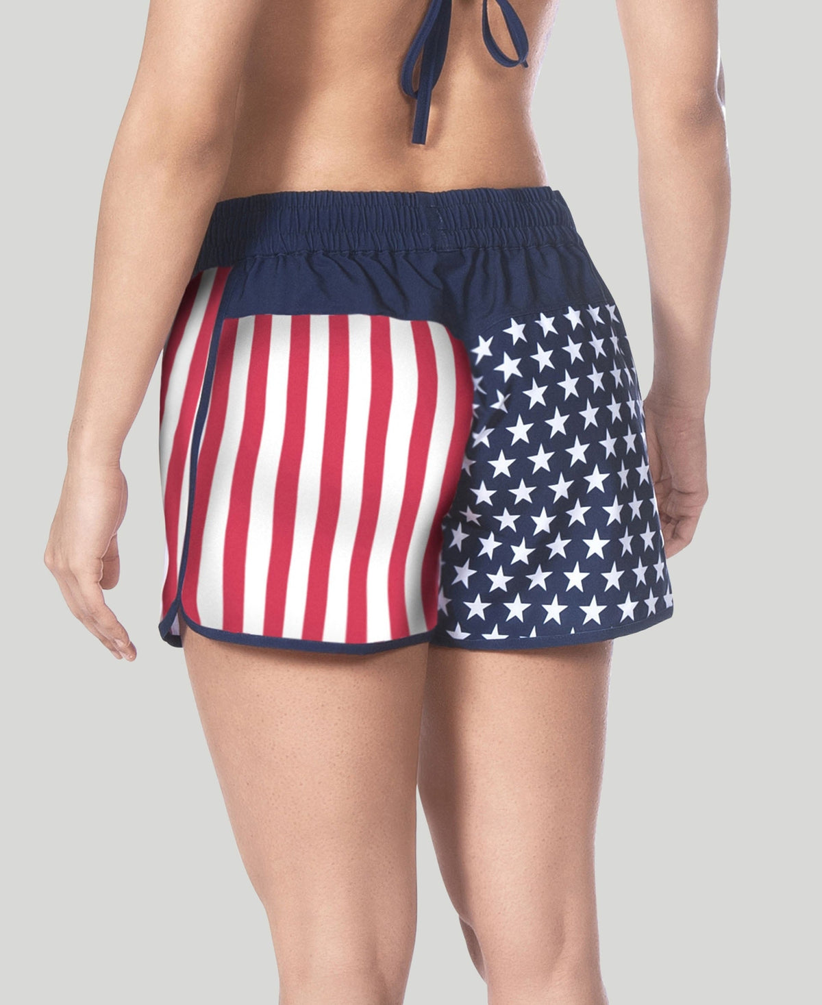 Arena Official USA Swimming National Team Womens Flag Print Short