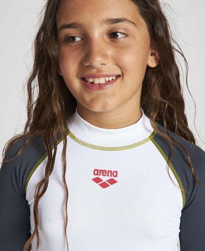 Arena Girls Short Sleeve Rash Guard