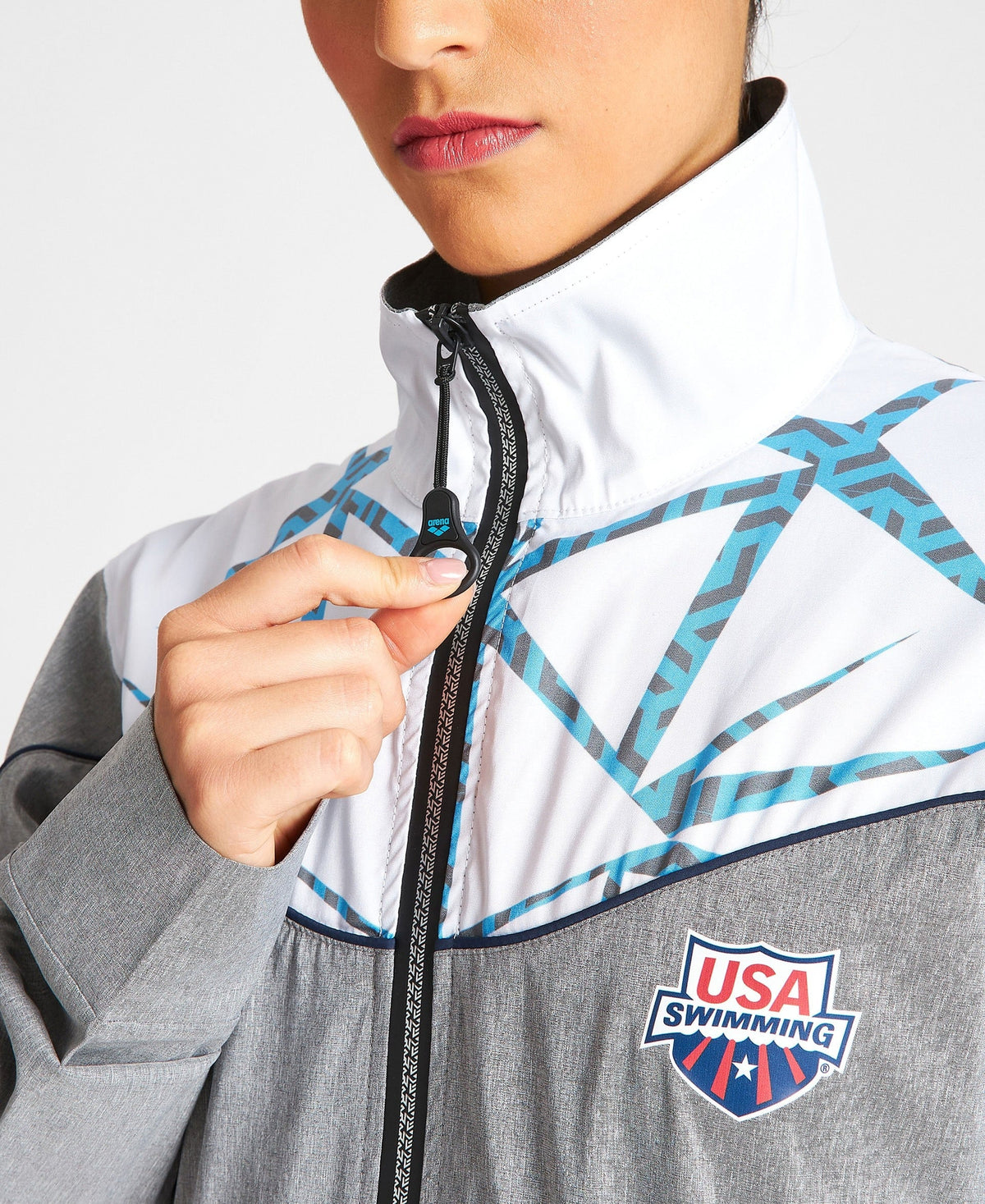 Arena USA Swimming Team Kit OG Demin Warm Up Jacket – Official Line