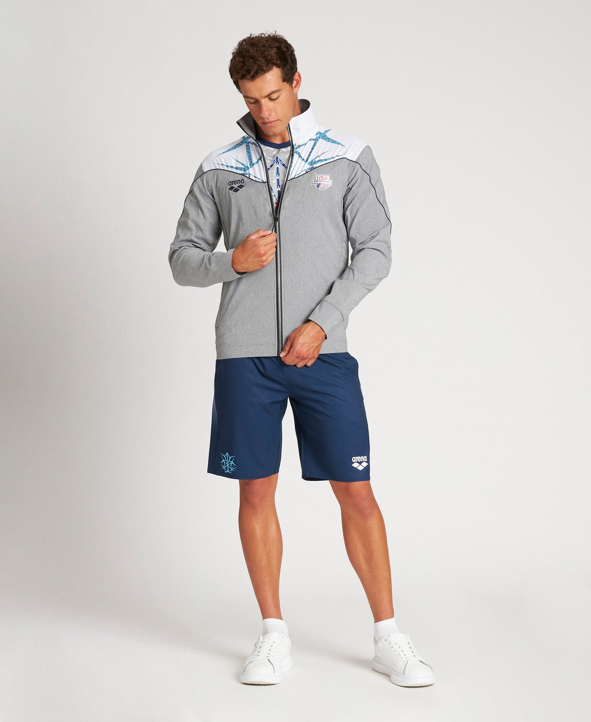 Arena USA Swimming Team Kit OG Demin Warm Up Jacket – Official Line