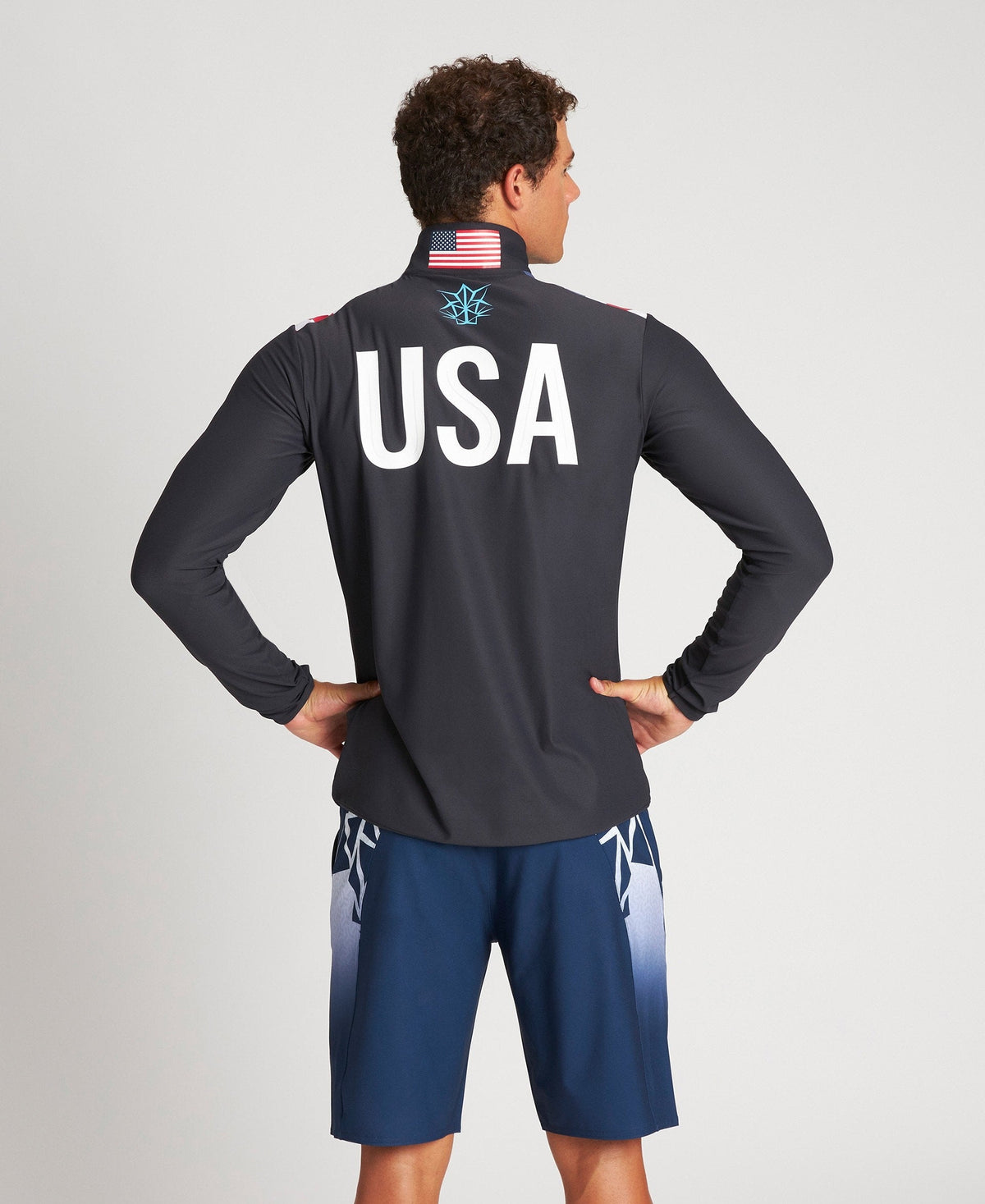 Arena USA Swimming Team Kit Men's Half Zip Shirt – Official Line