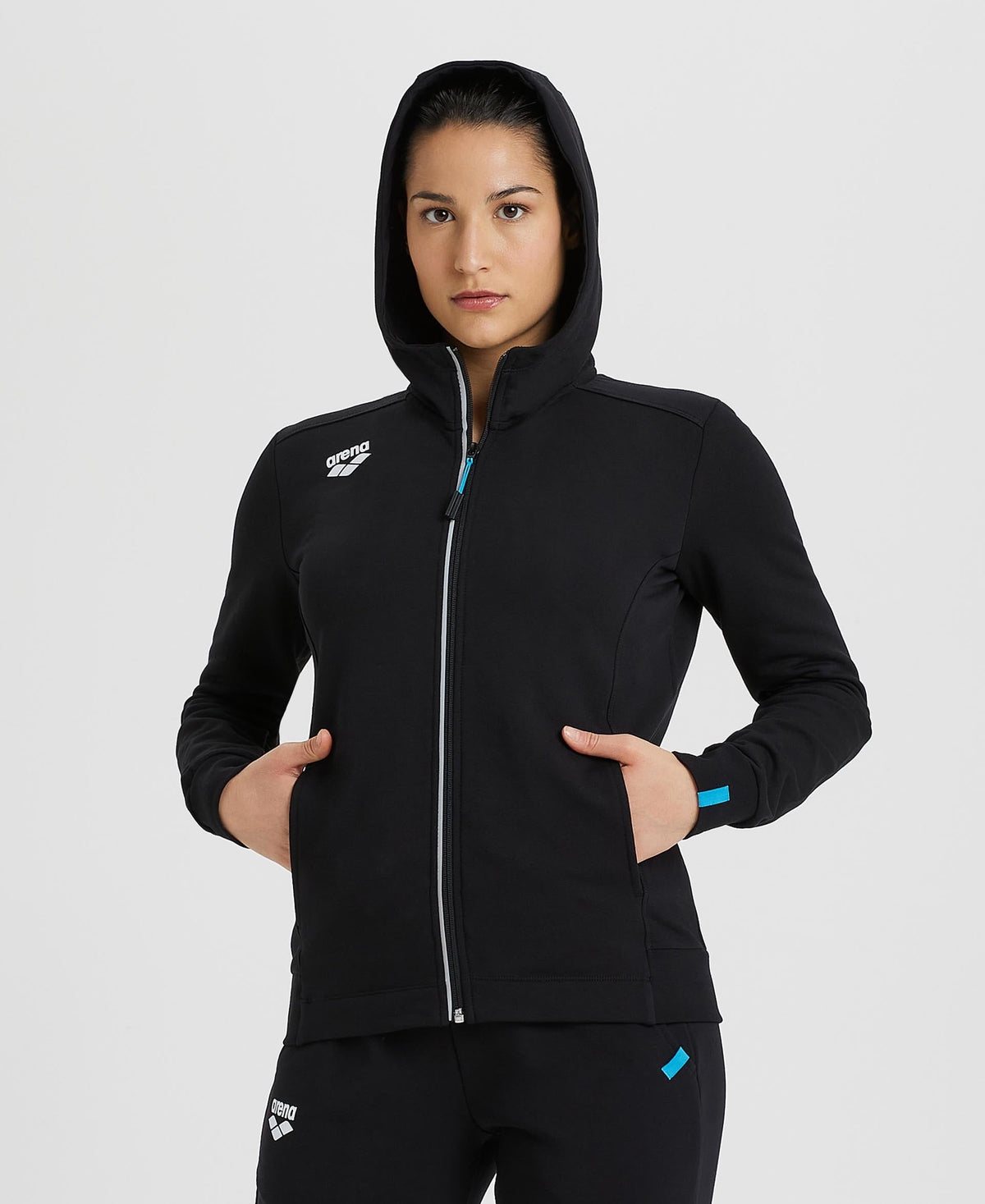 Arena Women's Team Hooded Jacket Panel